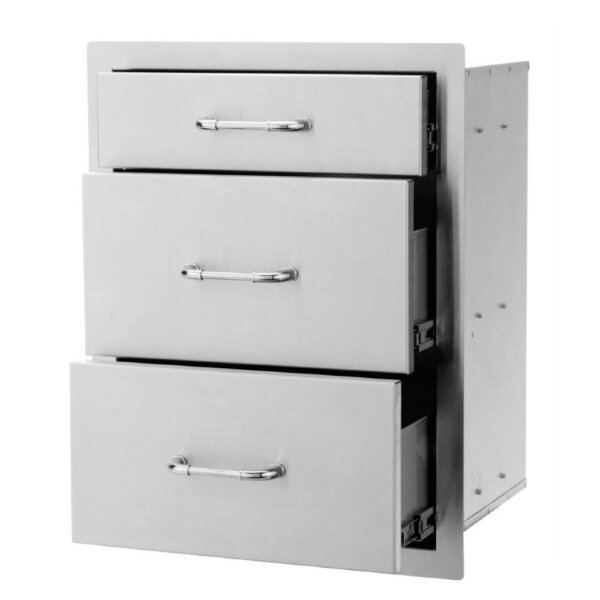 Тумба встраиваемая с 3-мя выдвижными ящиками