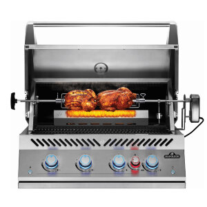 Газовый гриль Napoleon BIG-32 с вертелом встраиваемый