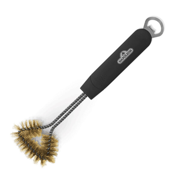 Щетка для гриля Napoleon TravelQ с латунным ворсом компактная