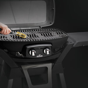 Щетка для гриля Napoleon TravelQ с латунным ворсом компактная