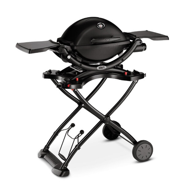 Газовый гриль Weber Q 1200 черный с тележкой