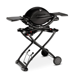 Газовый гриль Weber Q 1200 черный с тележкой