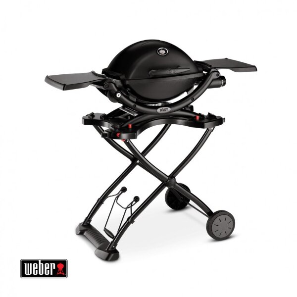 Газовый гриль Weber Q 1200 черный с тележкой