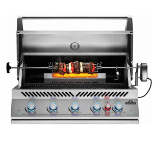 Газовый гриль Napoleon BIG-38 с вертелом встраиваемый