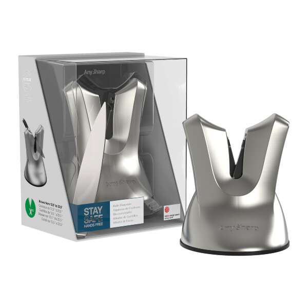 Точилка для ножей AnySharp X-Blade Professional серебристый