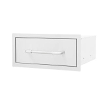 Тумба встраиваемая для круглых керамических грилей с выдвижным ящиком