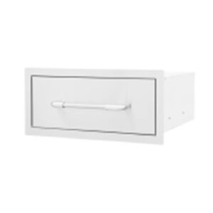 Тумба встраиваемая для круглых керамических грилей с выдвижным ящиком