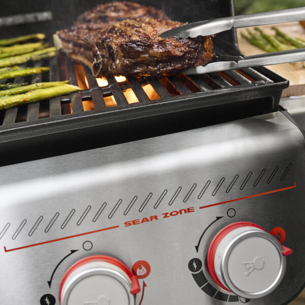Газовый гриль Weber Spirit S-435 GBS нержавеющая сталь