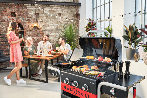 Газово-угольный гибридный гриль Char-Broil Gas2Coal Hybrid 3B