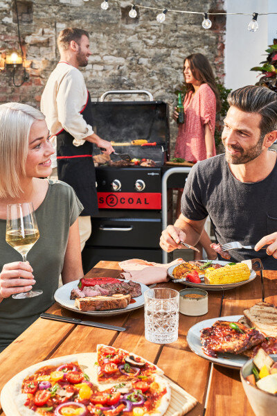 Газово-угольный гибридный гриль Char-Broil Gas2Coal Hybrid 3B