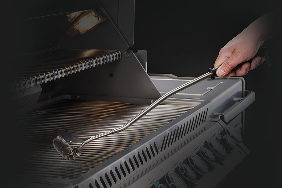 Щетка для гриля Napoleon Т-образная с ворсом из нержавеющей стали