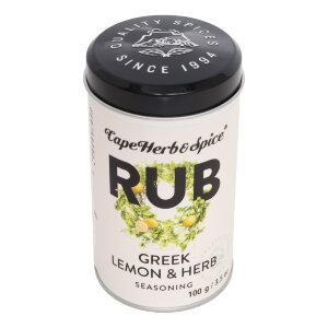 Приправа CapeHerb Греческий лимон 100 г банка
