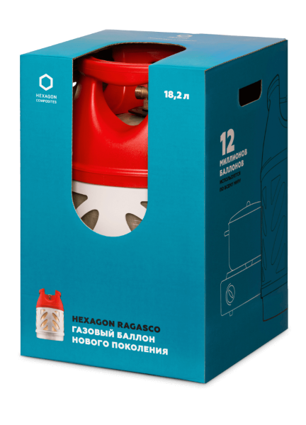 Композитный газовый баллон Ragasco LPG 18 литров