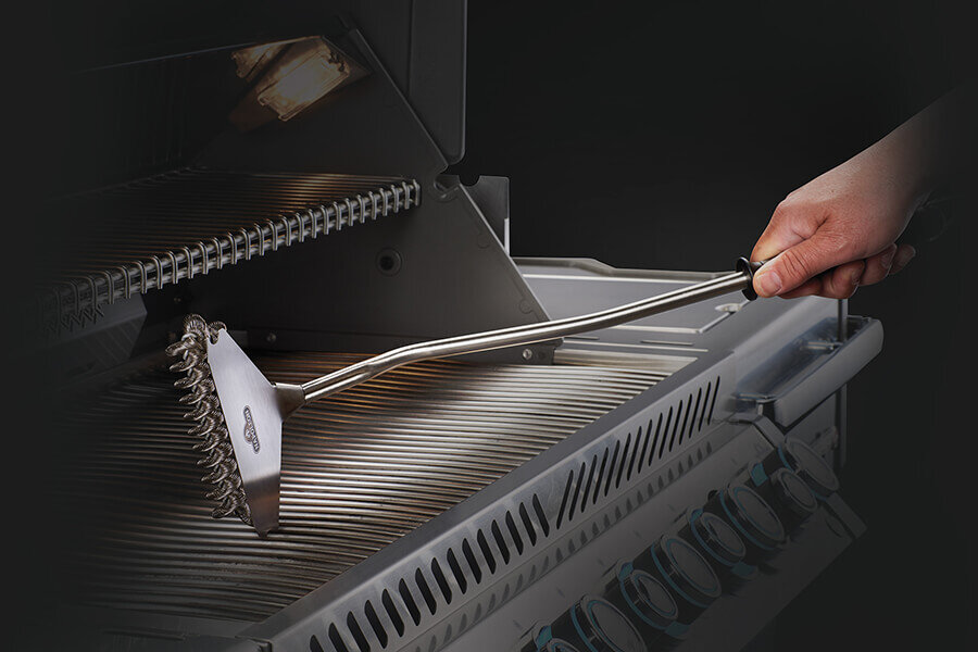 Щетка для гриля Napoleon Т-образный спиралевидный скребок