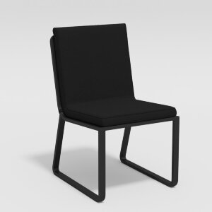 Стул Gardenini Voglie темно-серый/черный