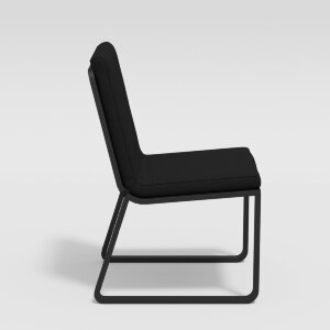 Стул Gardenini Voglie темно-серый/черный