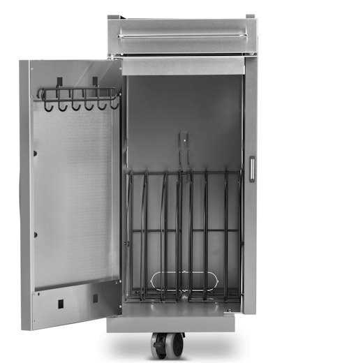 Тумба для грилей Napoleon Rogue для хранения аксессуаров нержавеющая сталь