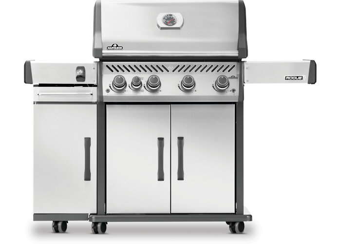 Тумба для грилей Napoleon Rogue для хранения аксессуаров нержавеющая сталь