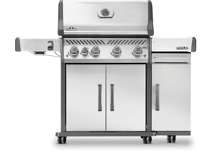 Тумба для грилей Napoleon Rogue для хранения аксессуаров нержавеющая сталь