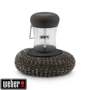 Щетка-губка Weber для чистки планчи