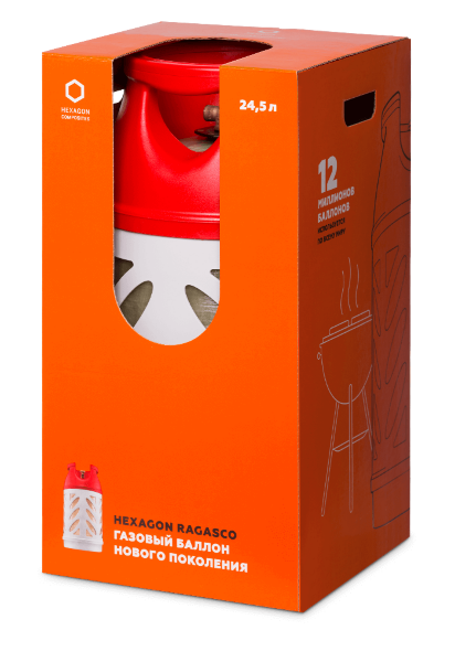 Композитный газовый баллон Ragasco LPG 24 литра