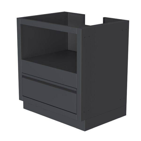 Тумба-основание для овальных керамических грилей с выдвижным ящиком