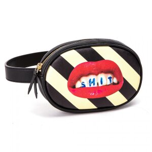 Seletti Поясная сумка Shit Striped