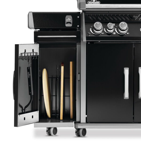 Тумба для грилей Napoleon Rogue для хранения аксессуаров черный