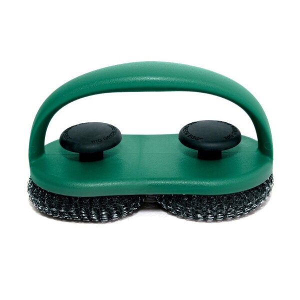 Щетка для чистки решетки и камня Big Green Egg двойная