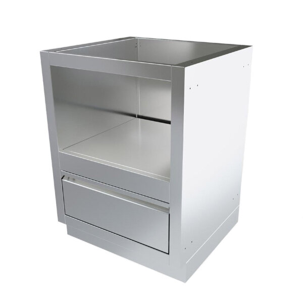 Тумба-основание для круглых керамических грилей с выдвижным ящиком