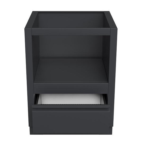 Тумба-основание для круглых керамических грилей с выдвижным ящиком