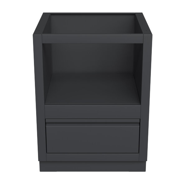 Тумба-основание для круглых керамических грилей с выдвижным ящиком