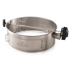 Вертел электрический Napoleon с 2-мя зажимами для угольных грилей