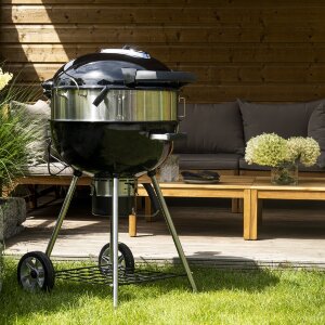 Вертел электрический Napoleon с 2-мя зажимами для угольных грилей