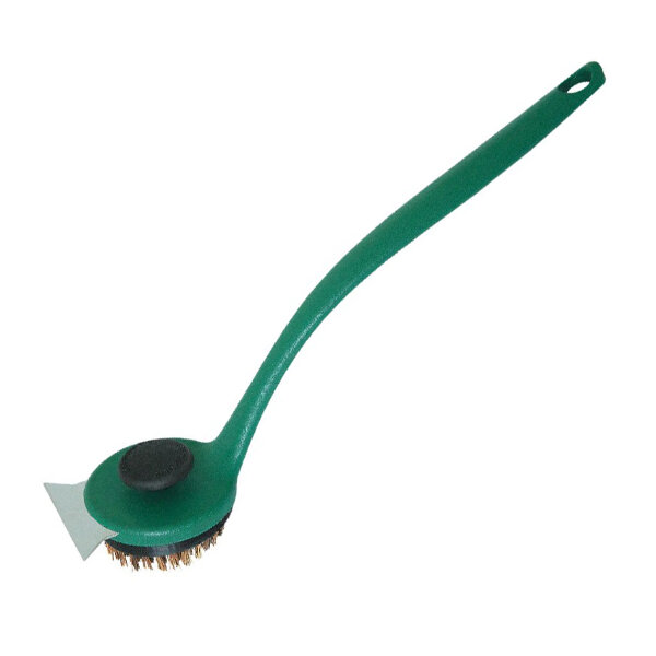 Щетка для чистки решеток Big Green Egg с длинной ручкой и скребком