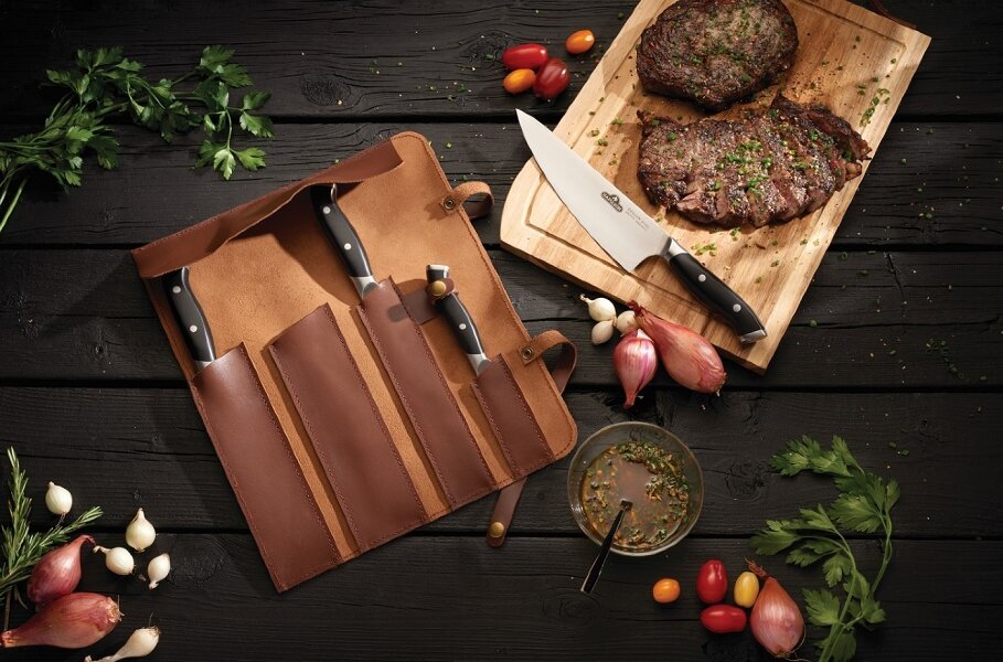 Скрутка для ножей Napoleon кожаная