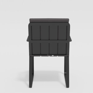 Стул Gardenini Voglie Armrest темно-серый/антрацит