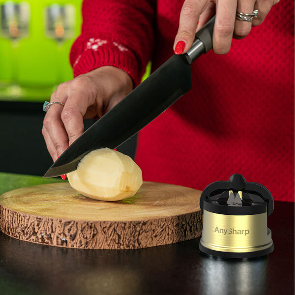Точилка для ножей AnySharp Pro Excel золотой