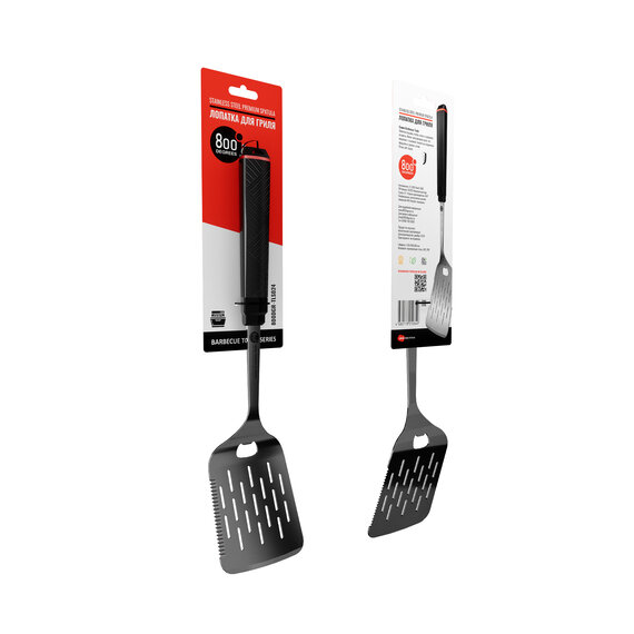 Лопатка для гриля 800 Degrees Red Line Stainless Steel Spatula с открывалкой