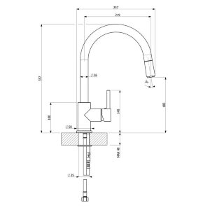 Смеситель Reginox ISEO хром