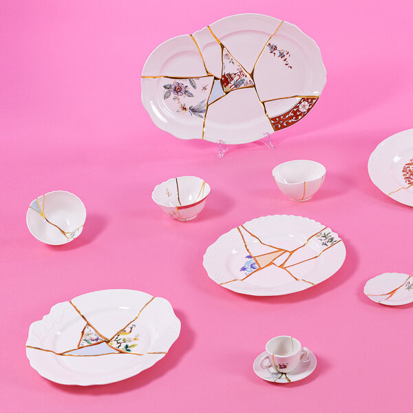 Seletti Десертная тарелка Kintsugi