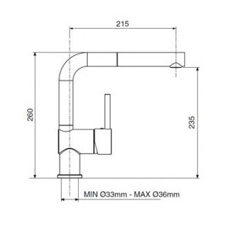 Смеситель Reginox GARDA хром