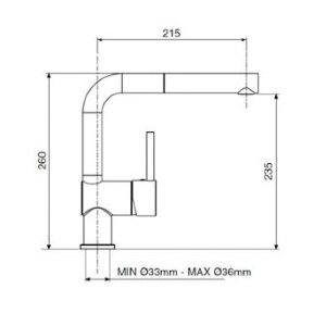 Смеситель Reginox GARDA хром