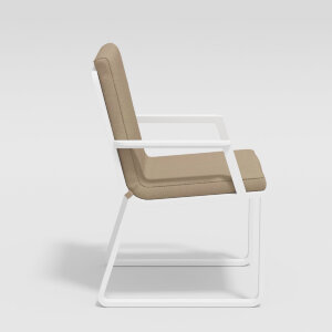 Стул Gardenini Voglie Armrest белый/бежевый