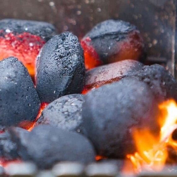 Уголь брикетированный 800 Degrees Долгое Горение мешок 8 кг