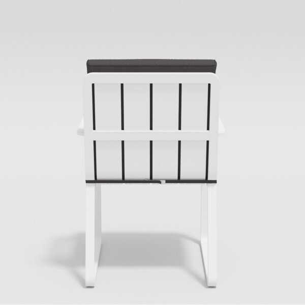 Стул Gardenini Voglie Armrest белый/антрацит