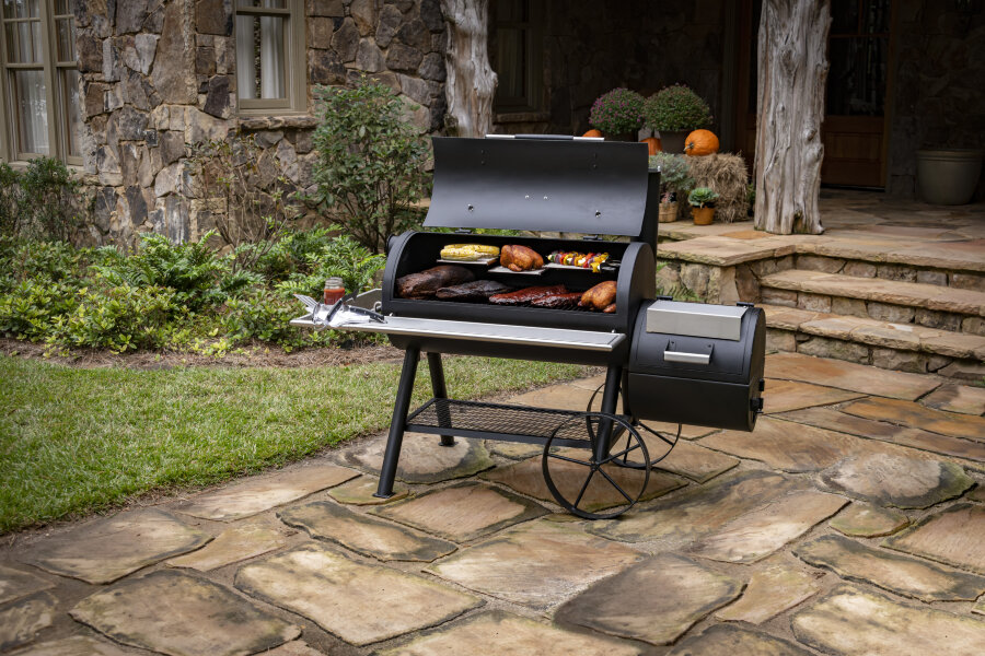 Коптильня Oklahoma Joe's Longhorn Reverse Flow Limited Edition