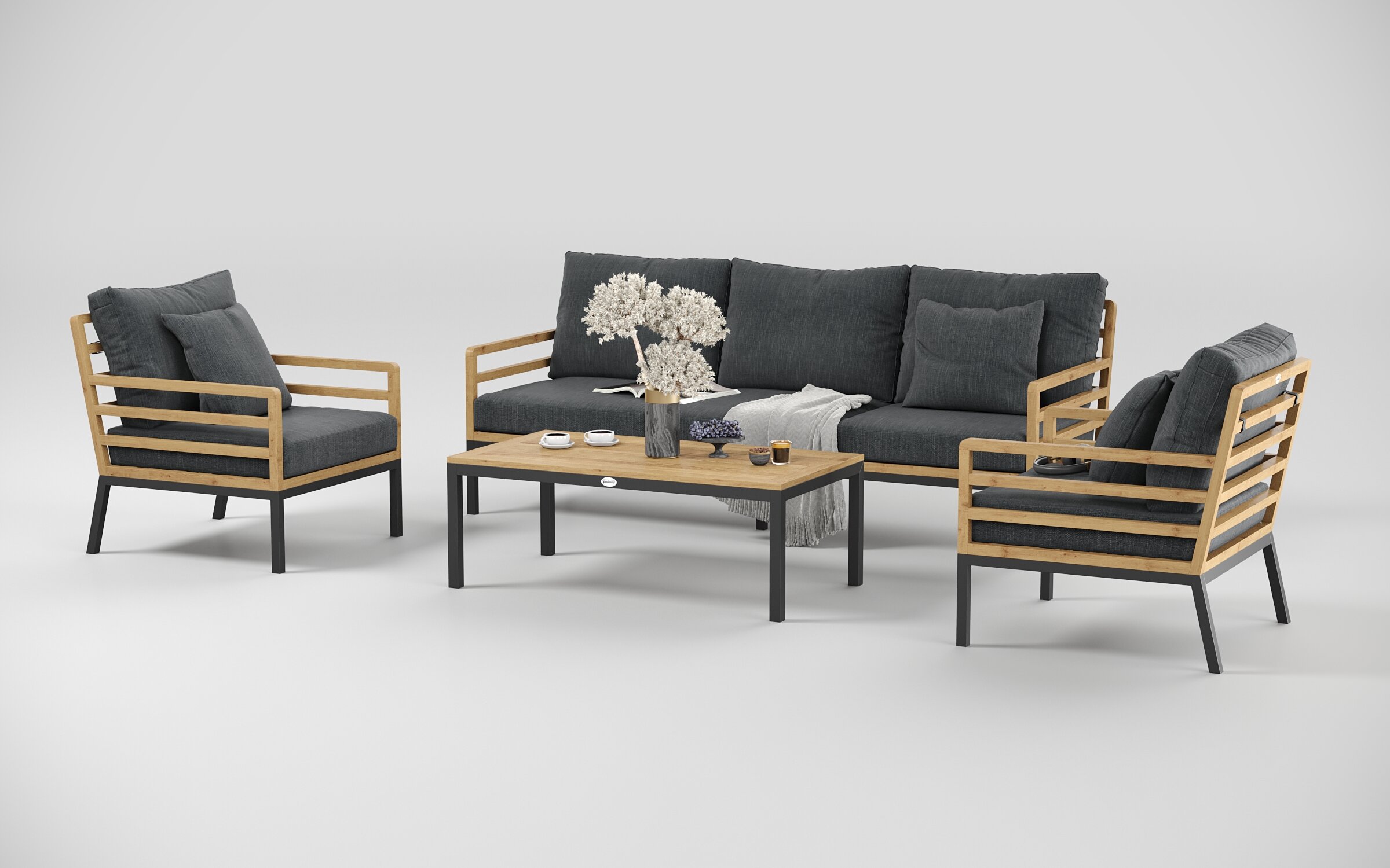 Лаунж зоны Gardenini Premium PatioCalma long