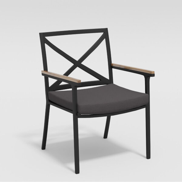 Стул Gardenini Calma темно-серый/антрацит