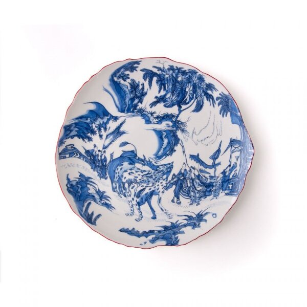 Seletti Тарелка Blue Chinoiserie